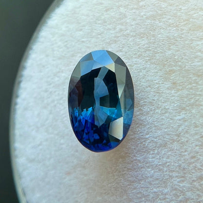 1.56ct CEYLON Sapphire ROYAL Blue Oval Cut NATURAL Gemstone 8x5.3mm VS