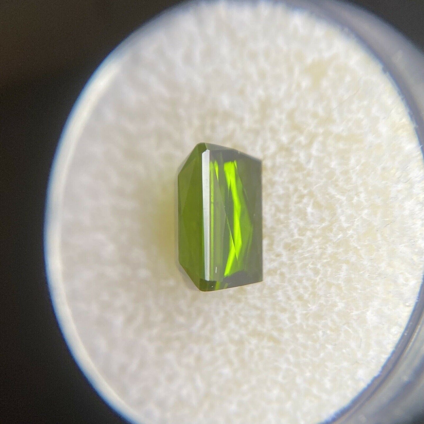 FINE Vivid Green Tourmaline 2.62ct Fancy Scissor Emerald Octagon Cut 8.4x6.5mm
