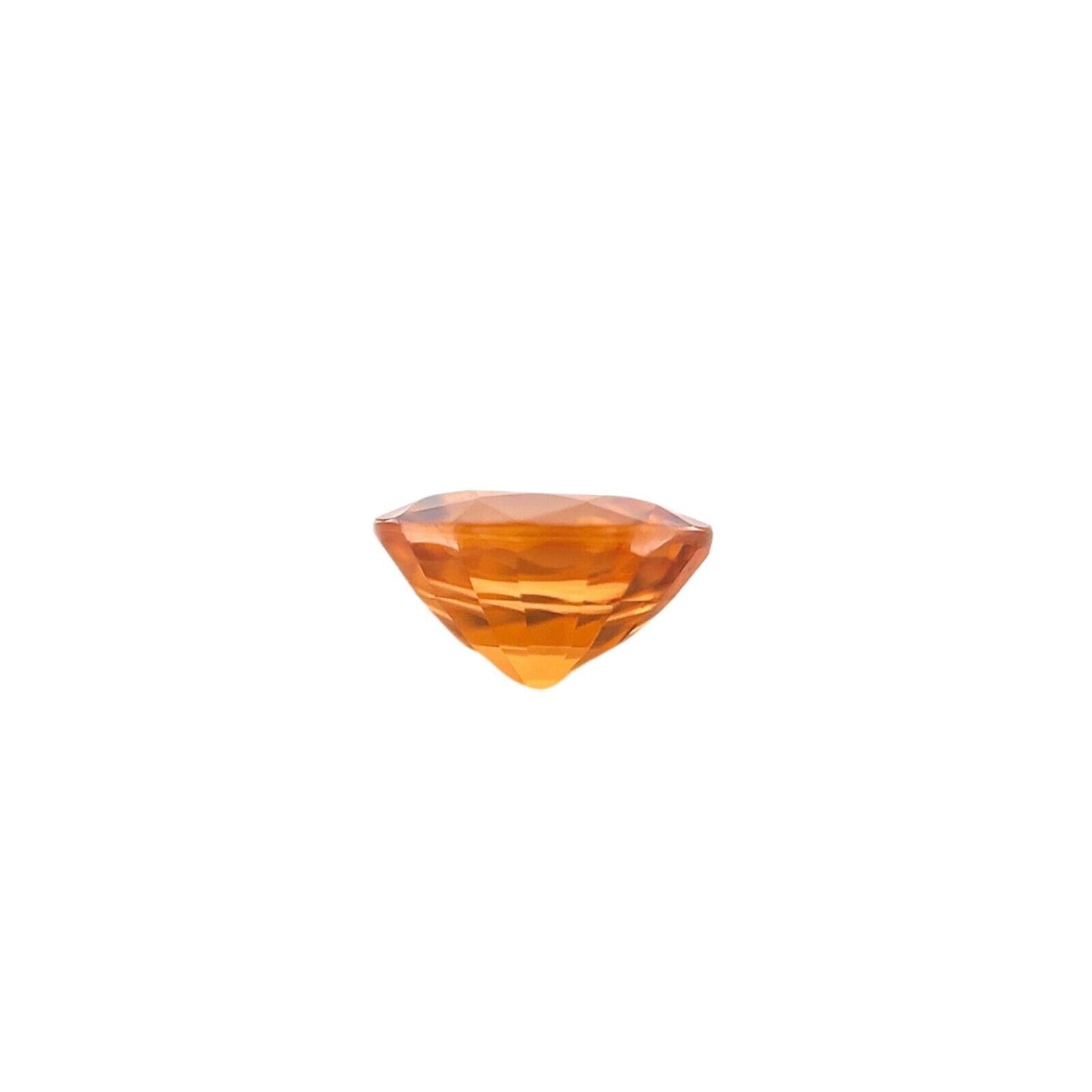 NATURAL Zircon 1.37ct Vivid Yellow Orange Oval Brilliant Cut Unheated 6.7x5.3mm