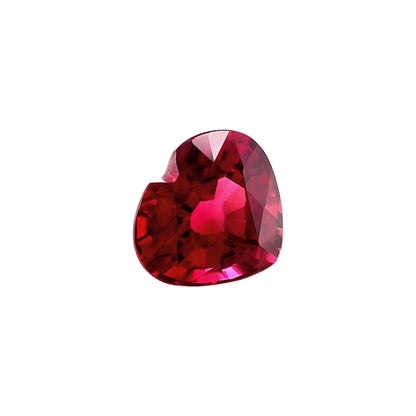 FINE 1.93ct Purple Pink Rhodolite NATURAL Garnet Heart Cut 7.7x6.8mm Gemstone VS