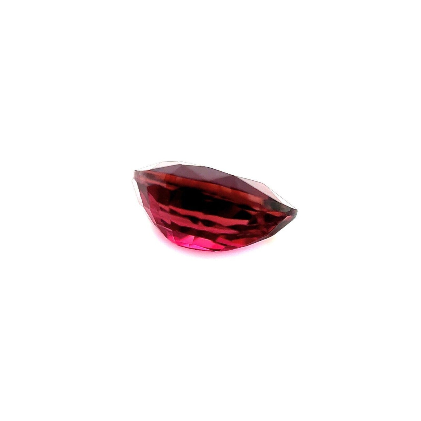 1.84ct Deep Purple Pink Rubellite Tourmaline Pear Cut RARE Gem 9.3x6.8mm VS