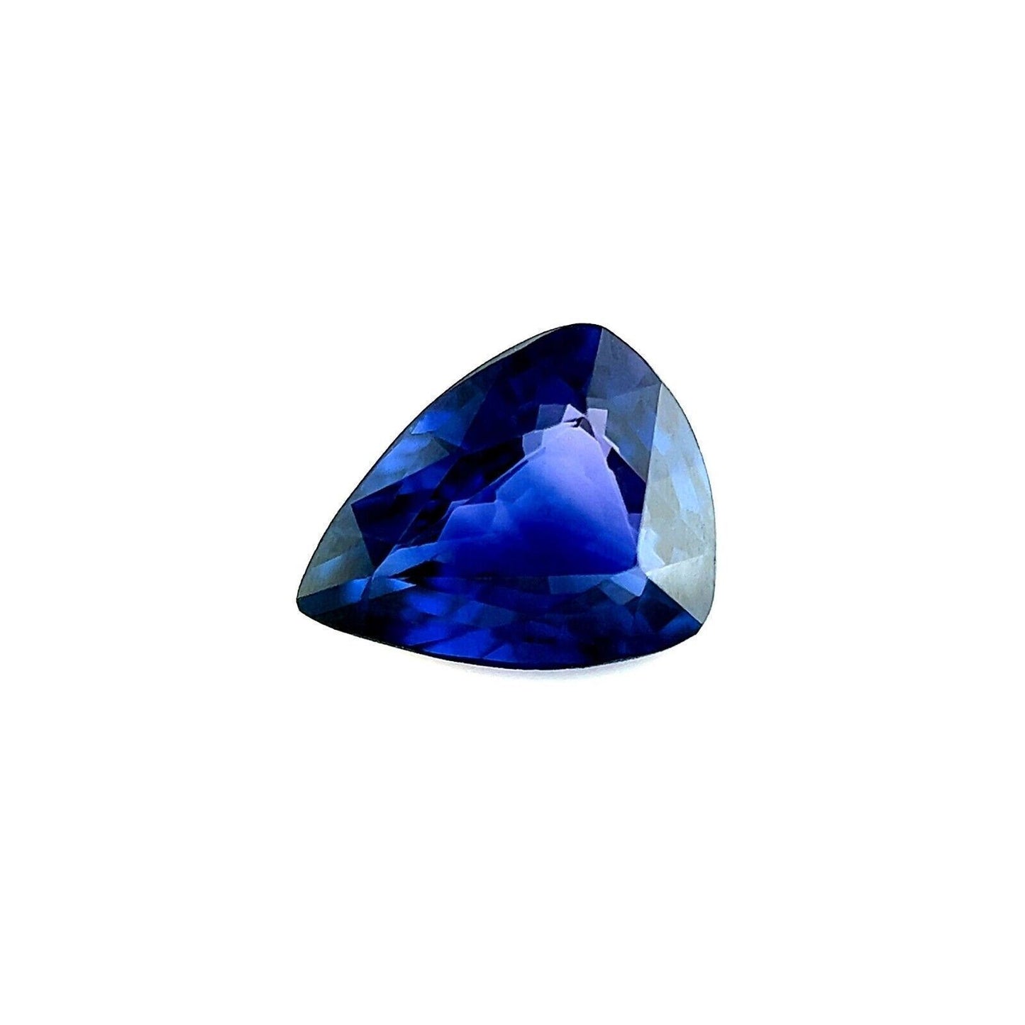 1.04ct Deep Blue GIA CERTIFIED Untreated Sapphire Pear Cut Rare Gem 7.3x5.8mm