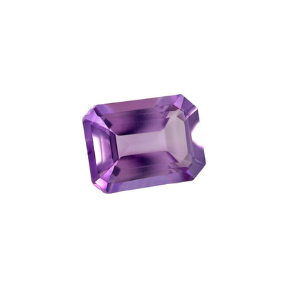 NATURAL Amethyst 8x6mm Vivid Purple Emerald Octagonal Cut Calibrated Loose Gem