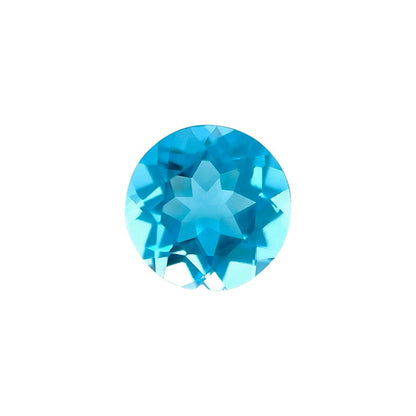 NATURAL Swiss Blue Topaz 7mm Round Cut Vivid Calibrated Gem Jewellery Supply