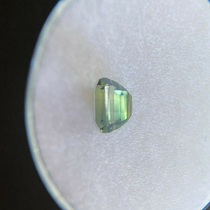 GIA CERTIFIED 1.31ct Parti Colour Sapphire Blue Yellow UNTREATED Emerald Cut Gem