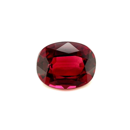 NATURAL 3.02ct Deep Purple Red Rhodolite Garnet Oval 9.2x7.4mm Loose Gemstone