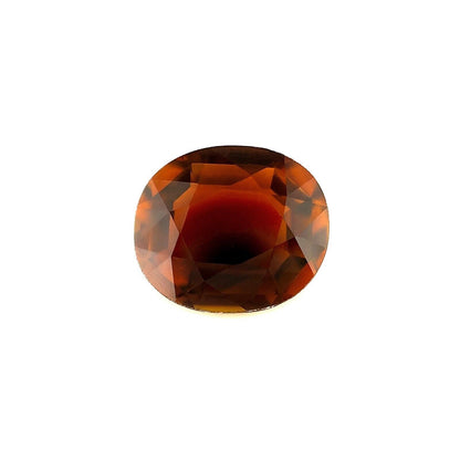 3.87ct Deep Orange Yellow Tourmaline Oval Cut Loose Unique Rare Gem 11.4x9.8mm