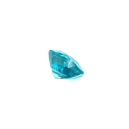 NATURAL 2.38ct Vivid NEON Blue Zircon Heart Cut Loose Gemstone 7.8x7.5mm