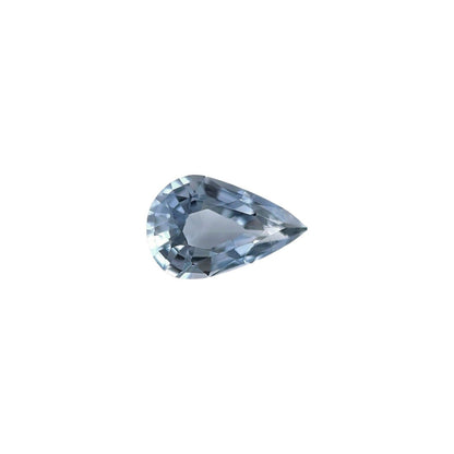 FINE Titanium CEYLON Spinel Grey Purple 0.55ct NATURAL Pear Cut 7x4.5mm Gem VS