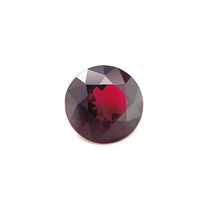 2.89ct NATURAL Purple Red Rhodolite Garnet Round Cut 8.5mm VS Loose Gemstone