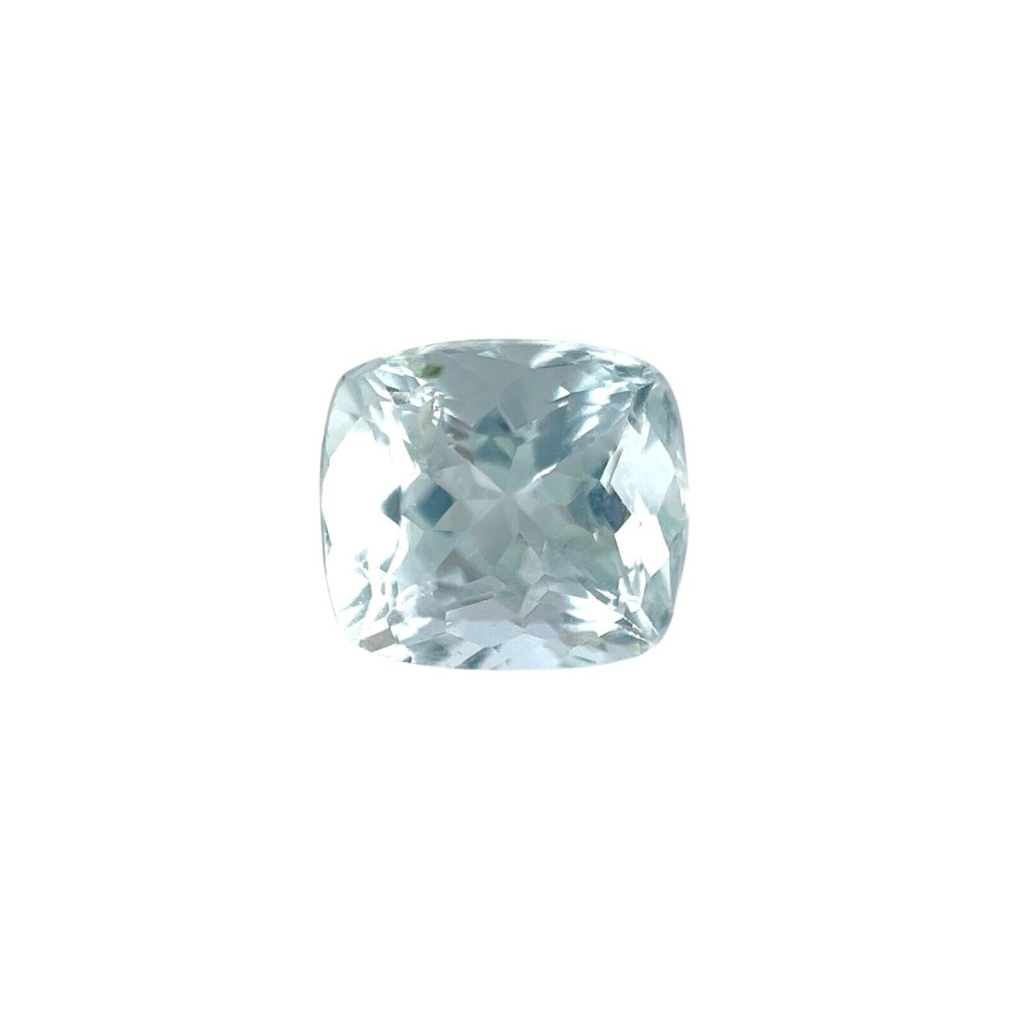 Light Blue NATURAL Aquamarine 1.86ct Cushion Cut Loose Gemstone 7.6x5.7mm