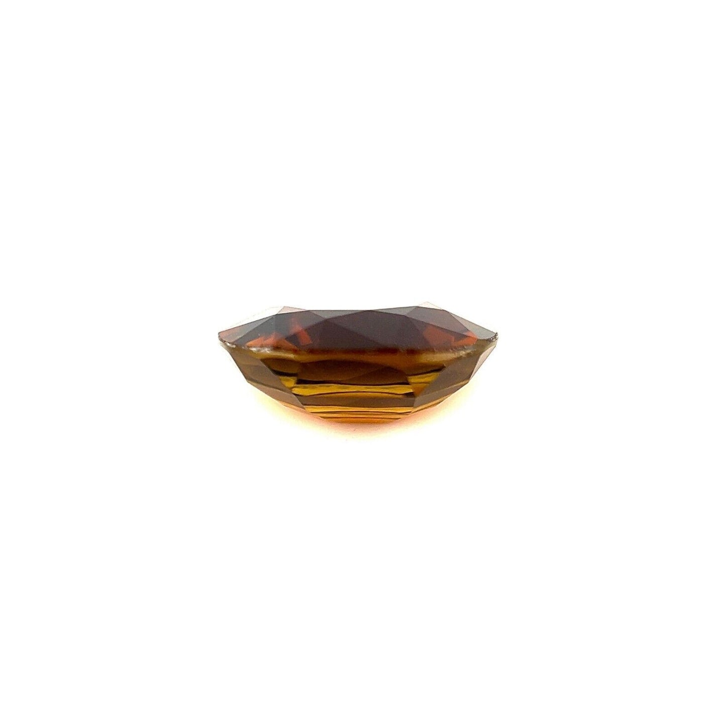 3.87ct Deep Orange Yellow Tourmaline Oval Cut Loose Unique Rare Gem 11.4x9.8mm