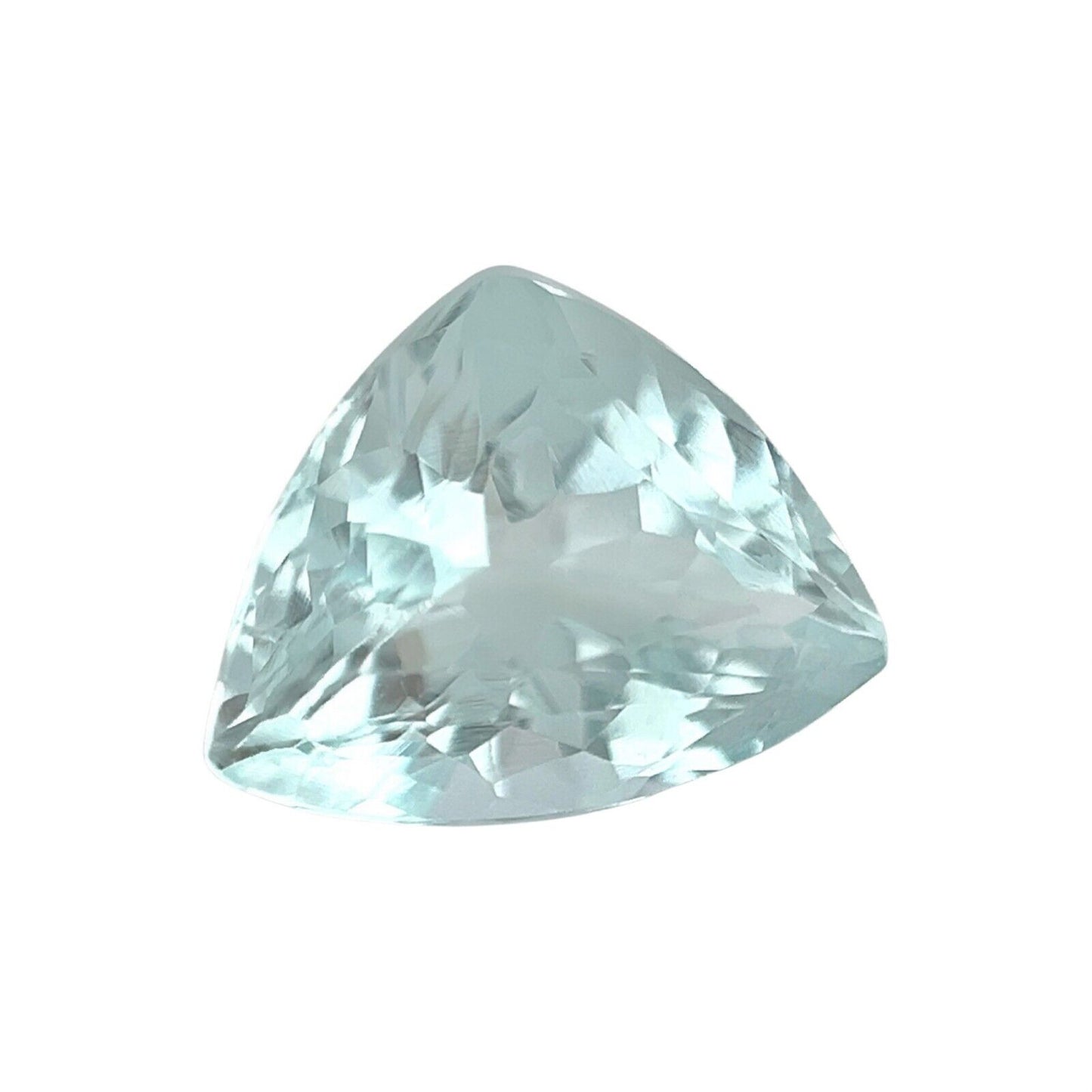 NATURAL 3.03ct Light Blue Aquamarine Trillion Triangle Cut 11.4x9mm Loose Gem