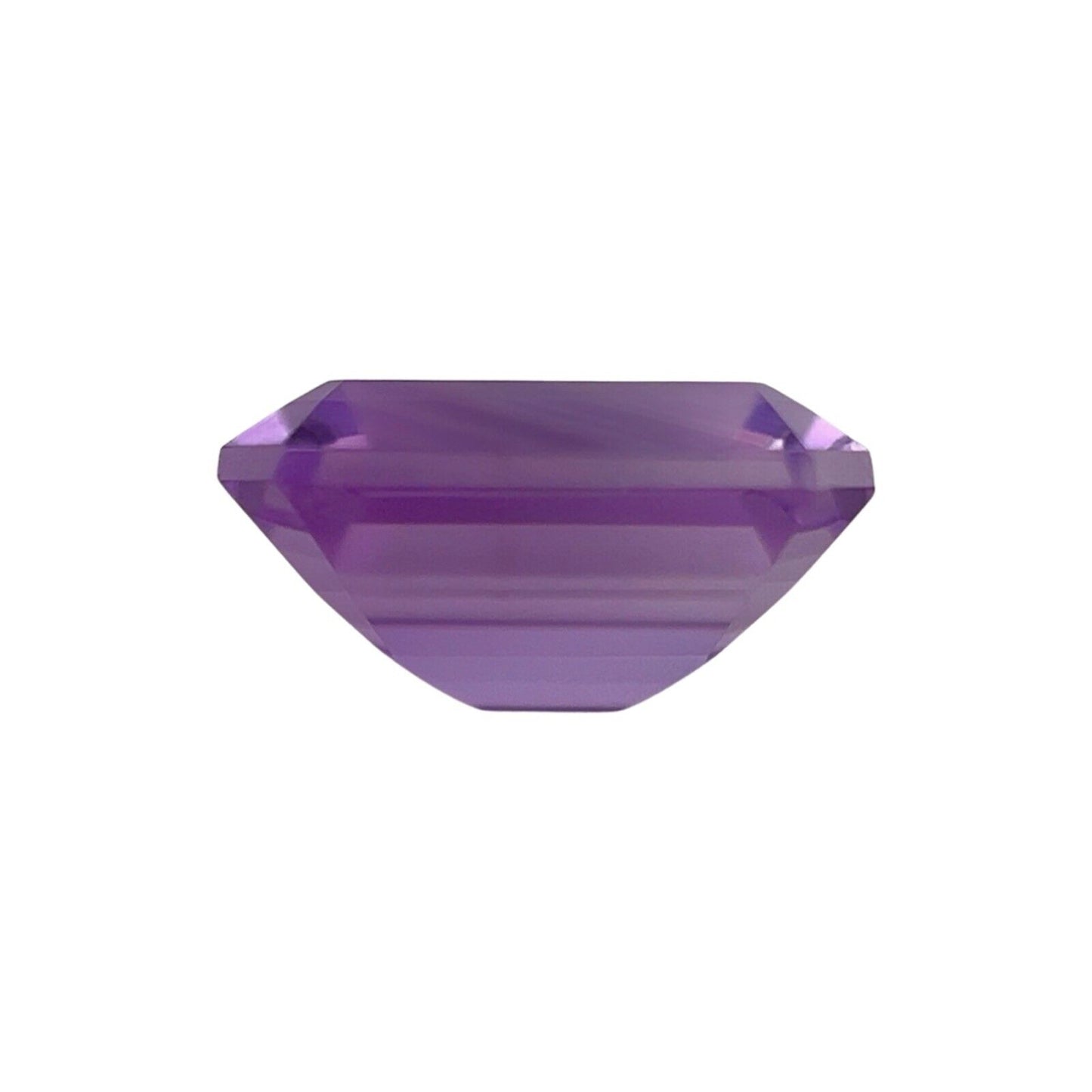 NATURAL Amethyst Emerald Octagonal Cut 11x9mm Vivid Purple Calibrated 4 Carat