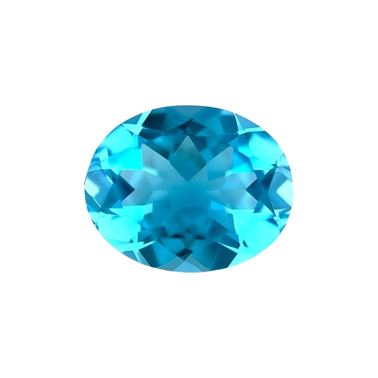 NATURAL Swiss Blue Topaz 10x8mm Oval Cut 2.6-2.8ct Loose Calibrated Gemstone