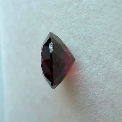 2.89ct NATURAL Purple Red Rhodolite Garnet Round Cut 8.5mm VS Loose Gemstone