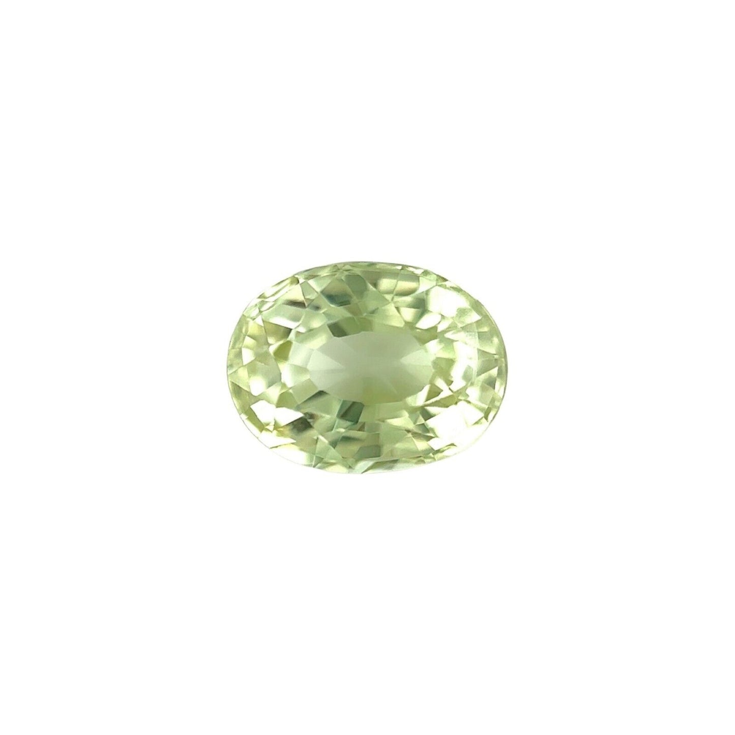 1.63ct NATURAL Light Green MINT Tourmaline Fancy Oval Cut 7.7x6mm Gem VS