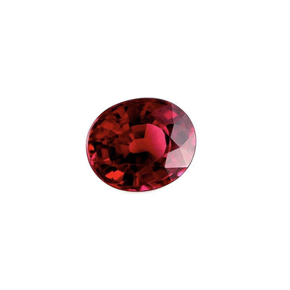 Natural FINE 2.03ct Vivid Purple Red Rhodolite Garnet Oval Cut 8x6.5mm Gem VVS