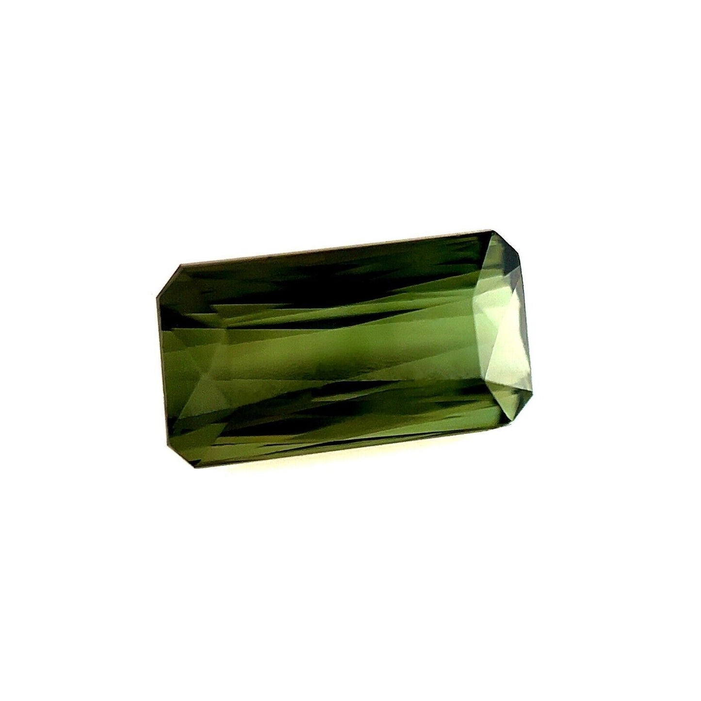 3.30ct NATURAL Green Tourmaline Fancy Scissor Emerald Octagon Cut 11.2x5.8mm VVS