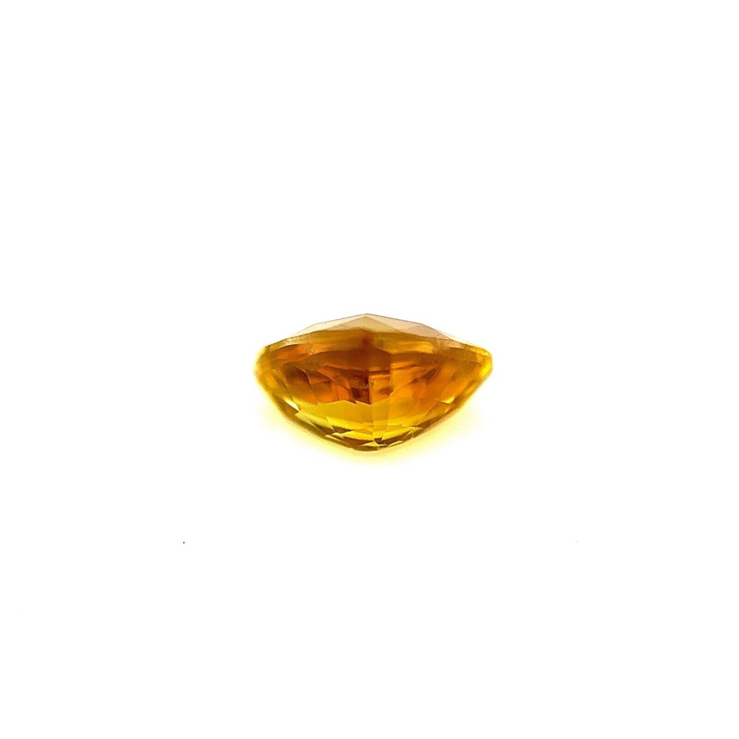 1.29ct NATURAL Yellow GROSSULAR Garnet Triangle Trillion Cut 6.7x5.7mm Gemstone