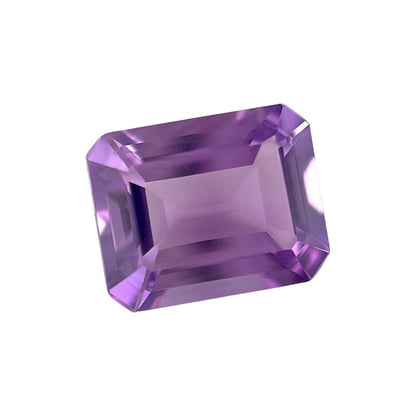 NATURAL Amethyst Emerald Octagonal Cut 11x9mm Vivid Purple Calibrated 4 Carat