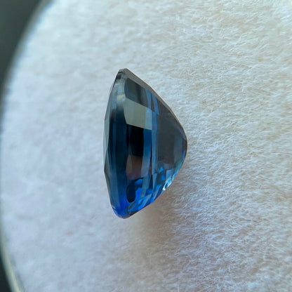 1.56ct CEYLON Sapphire ROYAL Blue Oval Cut NATURAL Gemstone 8x5.3mm VS