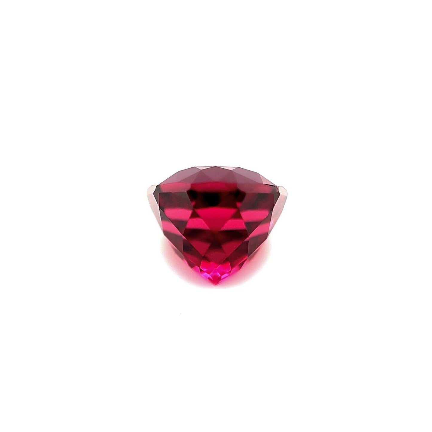 2.51ct Rhodolite Garnet VIVID Pink Purple Fancy Cut Loose Gem 7.2x7mm VVS