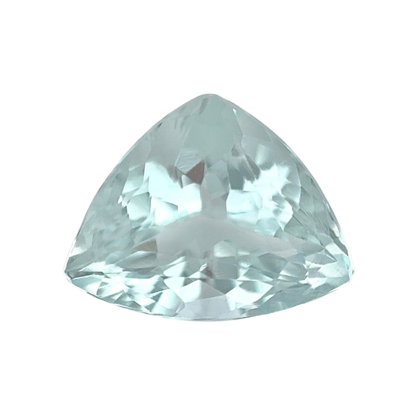 NATURAL 3.03ct Light Blue Aquamarine Trillion Triangle Cut 11.4x9mm Loose Gem