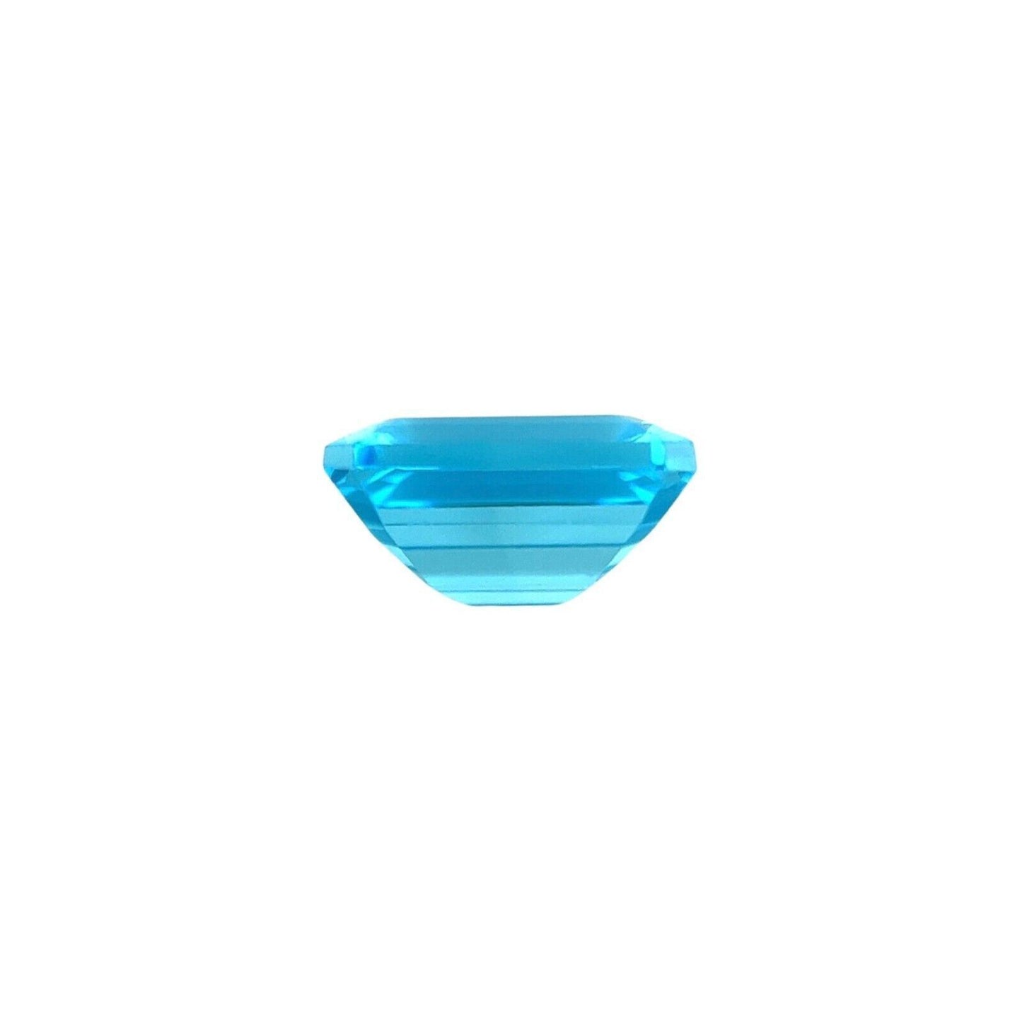 Natural 8x6mm Vivid Swiss Blue Emerald Octagonal Cut Topaz Calibrated Gemstone