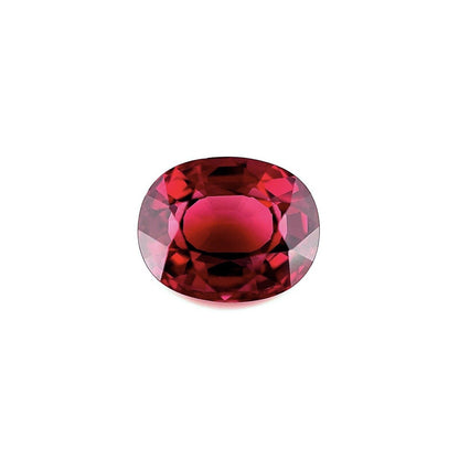 Natural FINE 2.24ct Vivid Pink Purple Rhodolite Garnet Oval Cut 8.8x6.7mm Gem VS