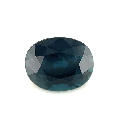 NATURAL 1.04ct Australian Deep Blue Sapphire Oval Cut Loose Gem 6.4x5mm