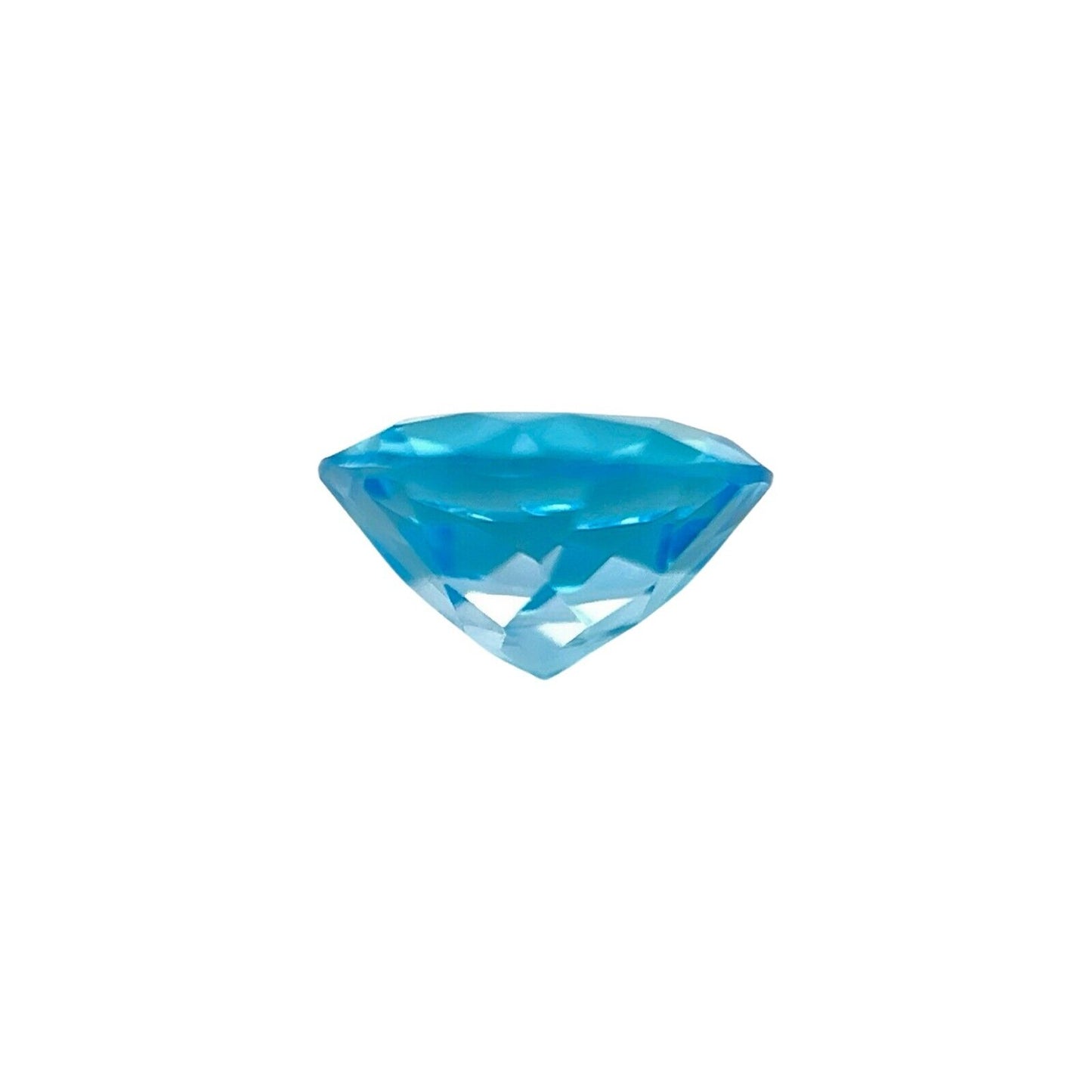 NATURAL Swiss Blue Topaz 7mm Round Cut Vivid Calibrated Gem Jewellery Supply