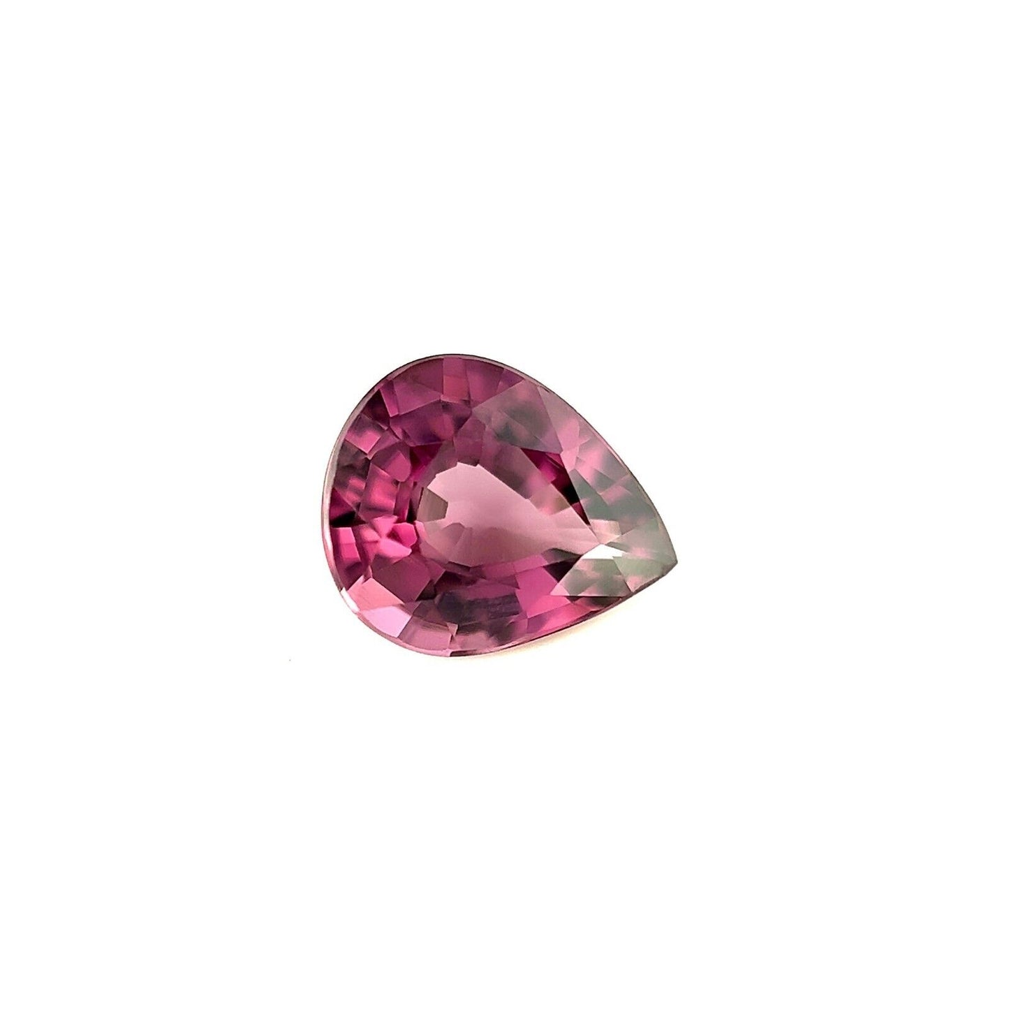 FINE Vivid Pink Purple NATURAL Spinel 1.15ct Pear Cut 7.7x6.3mm Rare Loose Gem