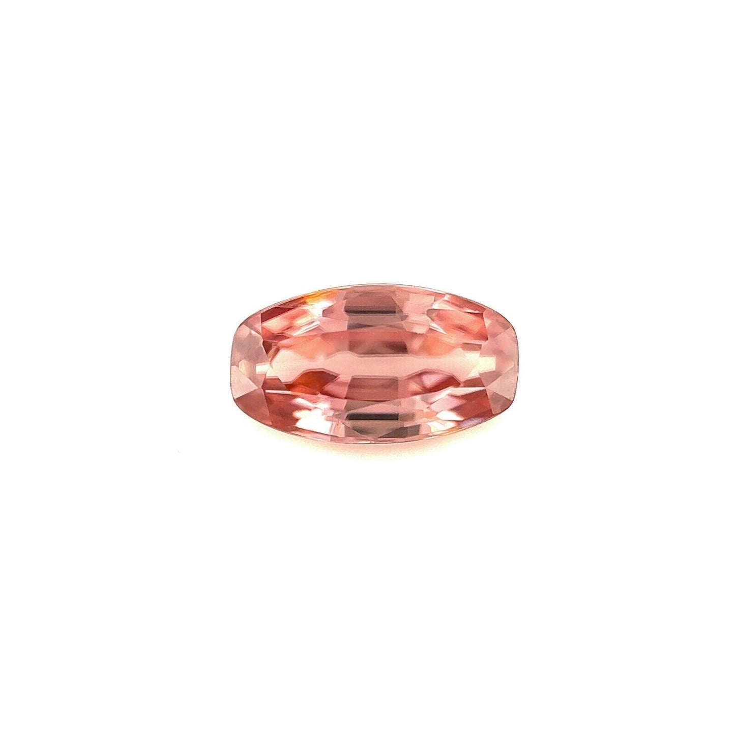 NATURAL Pink Zircon 1.56ct Cushion Cut Loose Gemstone 8.6x4.8mm VVS