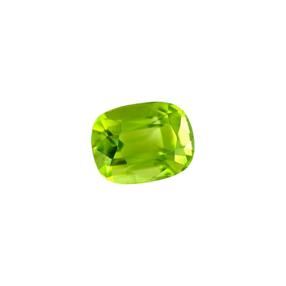 2.29ct NATURAL Peridot Vivid Green Cushion Cut Loose Gemstone 8.4x6.4mm