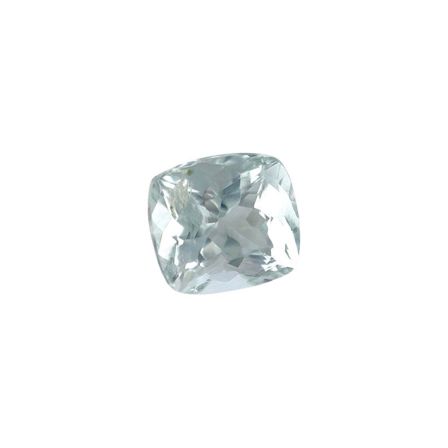 Light Blue NATURAL Aquamarine 1.86ct Cushion Cut Loose Gemstone 7.6x5.7mm