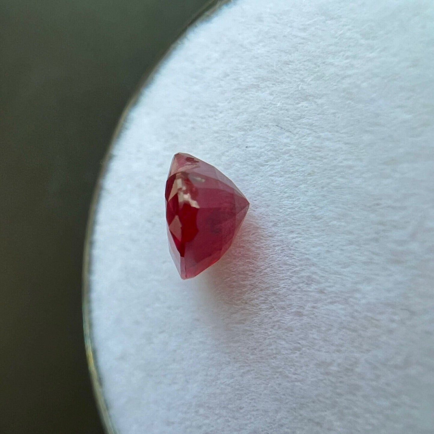 NATURAL 1.16ct DEEP Red Ruby Heart Cut Loose RARE Gemstone 6.5x6mm