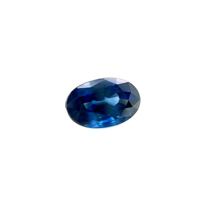 1.56ct CEYLON Sapphire ROYAL Blue Oval Cut NATURAL Gemstone 8x5.3mm VS