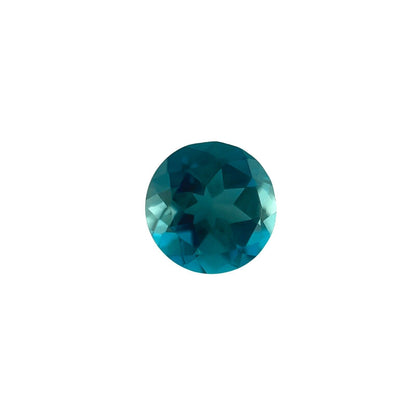 NATURAL London Blue Topaz 5mm Round Brilliant Cut Calibrated Gemstone