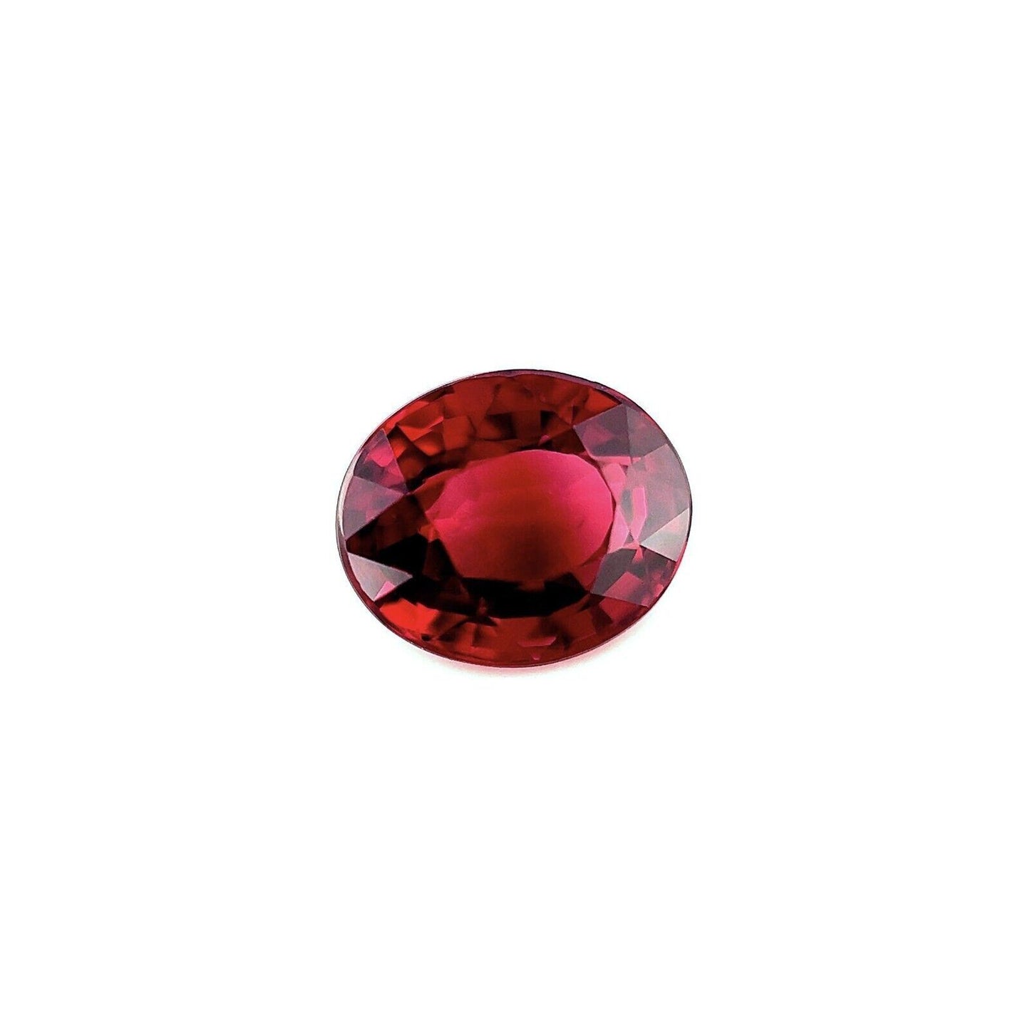 2.16ct Pink Purple NATURAL Rhodolite Garnet Oval Cut Loose Gemstone 7.8x6.5mm IF