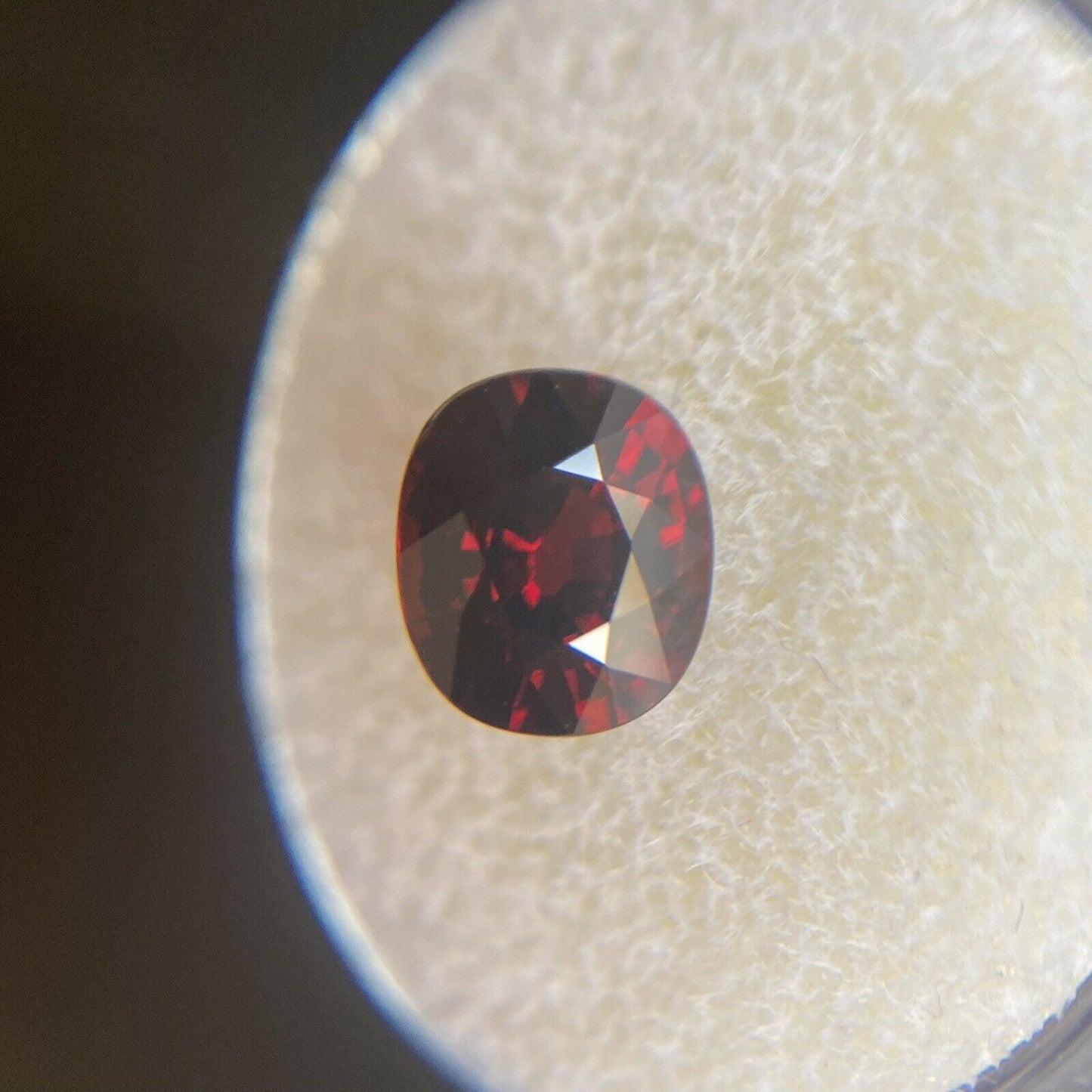 Natural 2.52ct Spessartine Garnet FINE Vivid Orange Red Oval Cut Gem 8.2x7mm