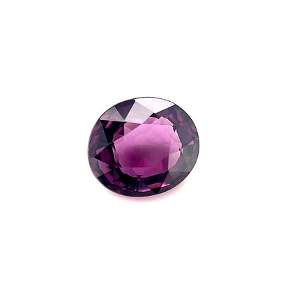 1.91ct FINE Deep Purple Spinel NATURAL Oval Cut 8x7mm Loose RARE Gem VS