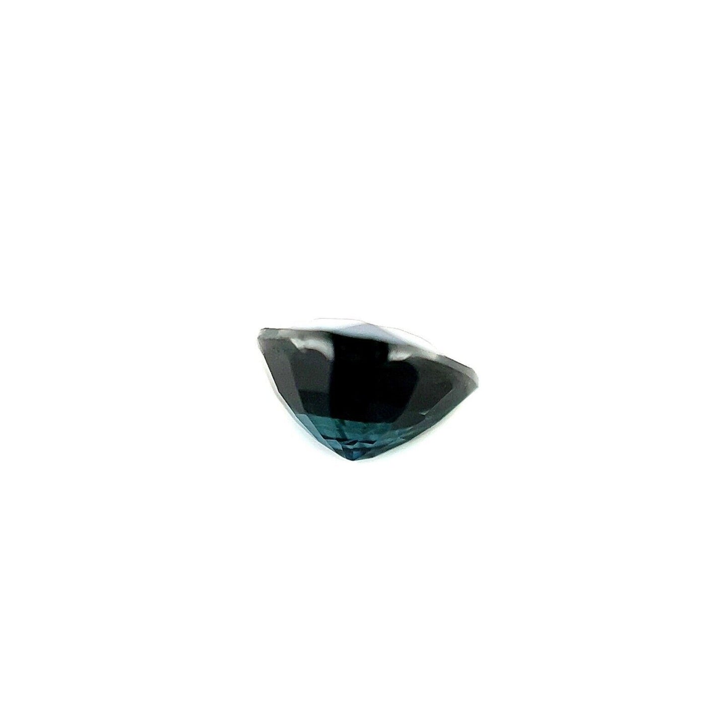 FINE Australian Deep Teal Blue Sapphire 0.96ct Pear Teardrop Cut RARE 6x5.7mm