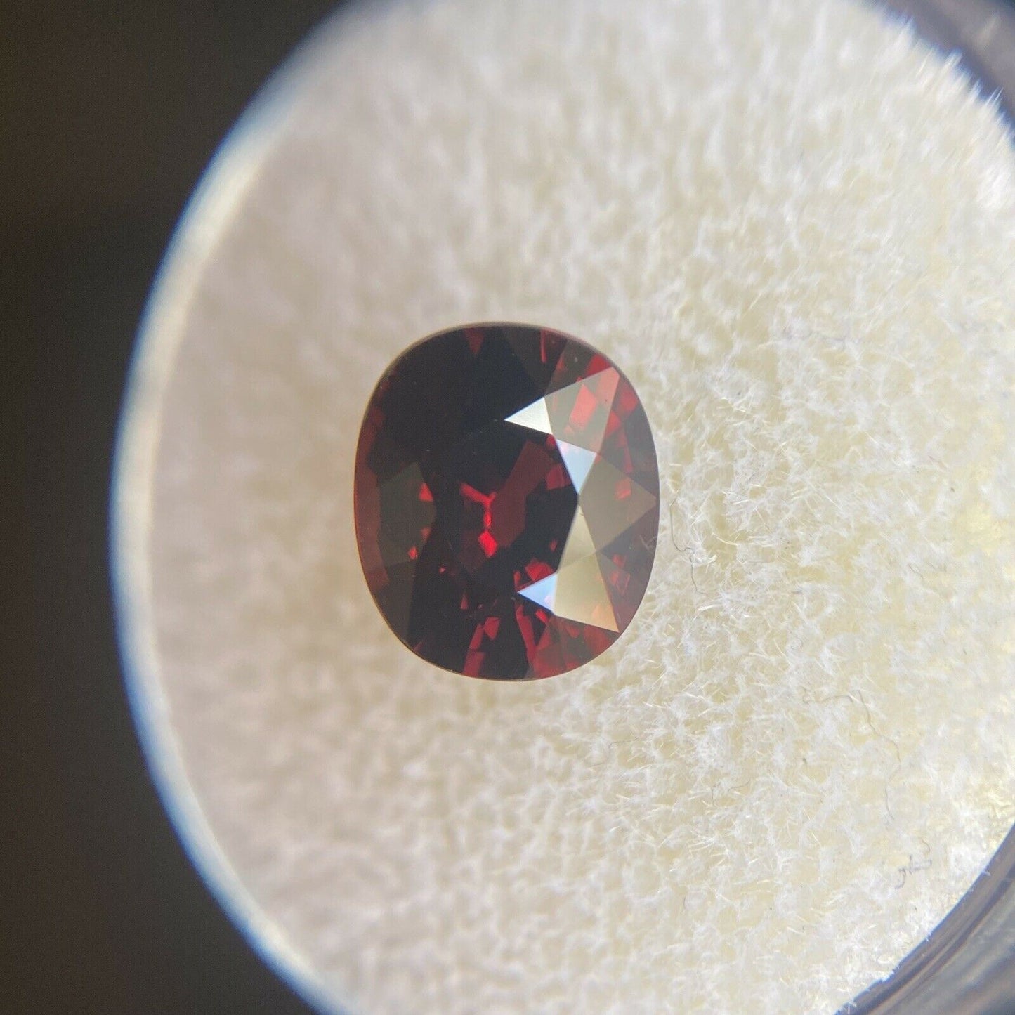 Natural 2.52ct Spessartine Garnet FINE Vivid Orange Red Oval Cut Gem 8.2x7mm