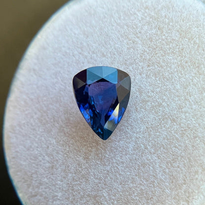 1.04ct Deep Blue GIA CERTIFIED Untreated Sapphire Pear Cut Rare Gem 7.3x5.8mm