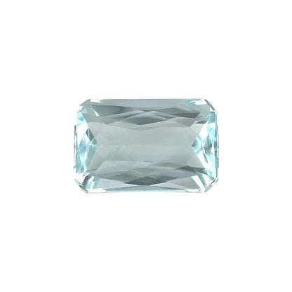 1.23ct NATURAL Aquamarine Light Blue FANCY Scissor Octagon Cut Loose Gem 8x5.3mm