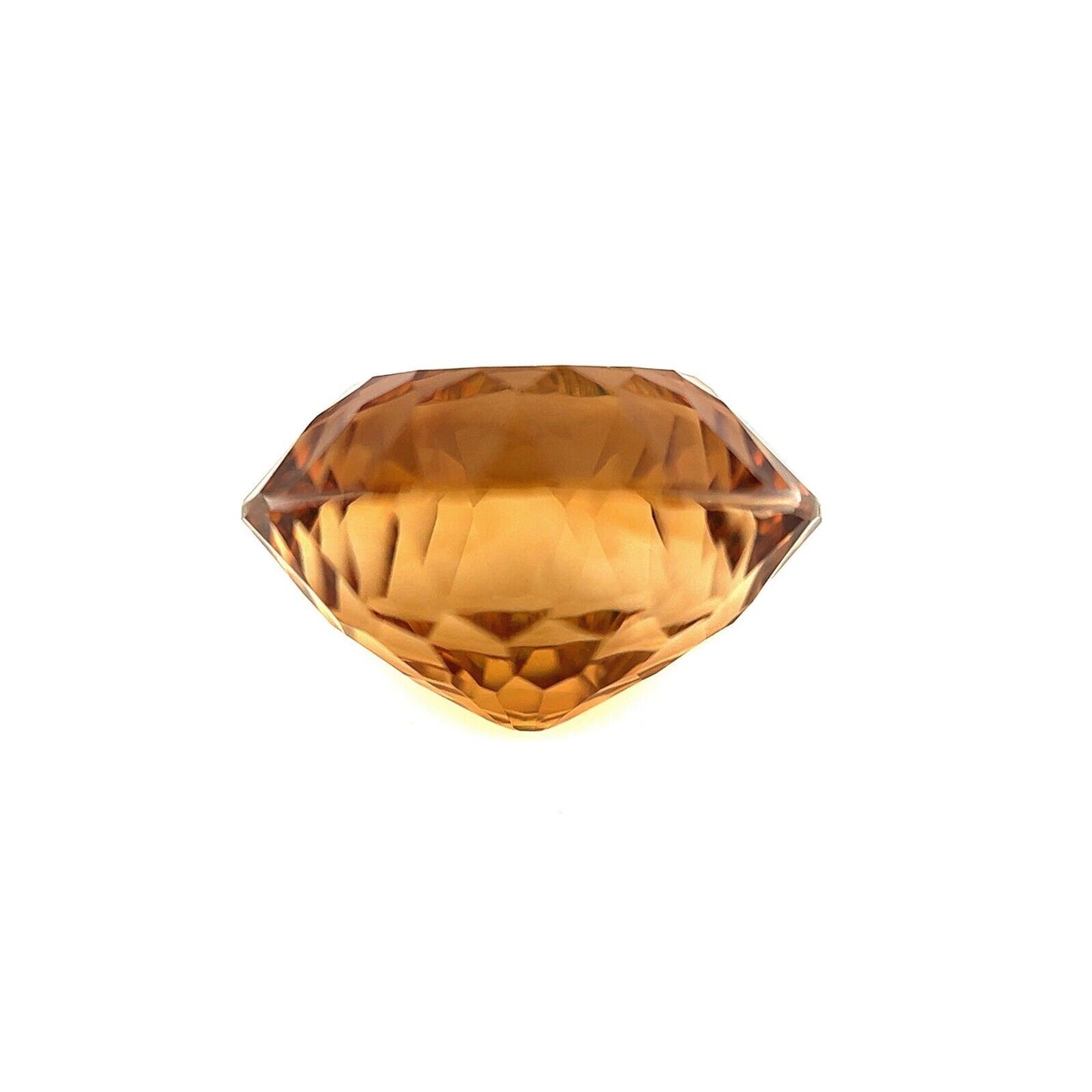 NATURAL Champagne Orange Topaz 7.73ct FANCY Oval Concave Cut Gem 13x10mm VS