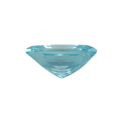 Fine NATURAL 2.50ct NEON Vivid Blue Radiant Cut Loose VVS Gemstone 8.4x6.4mm