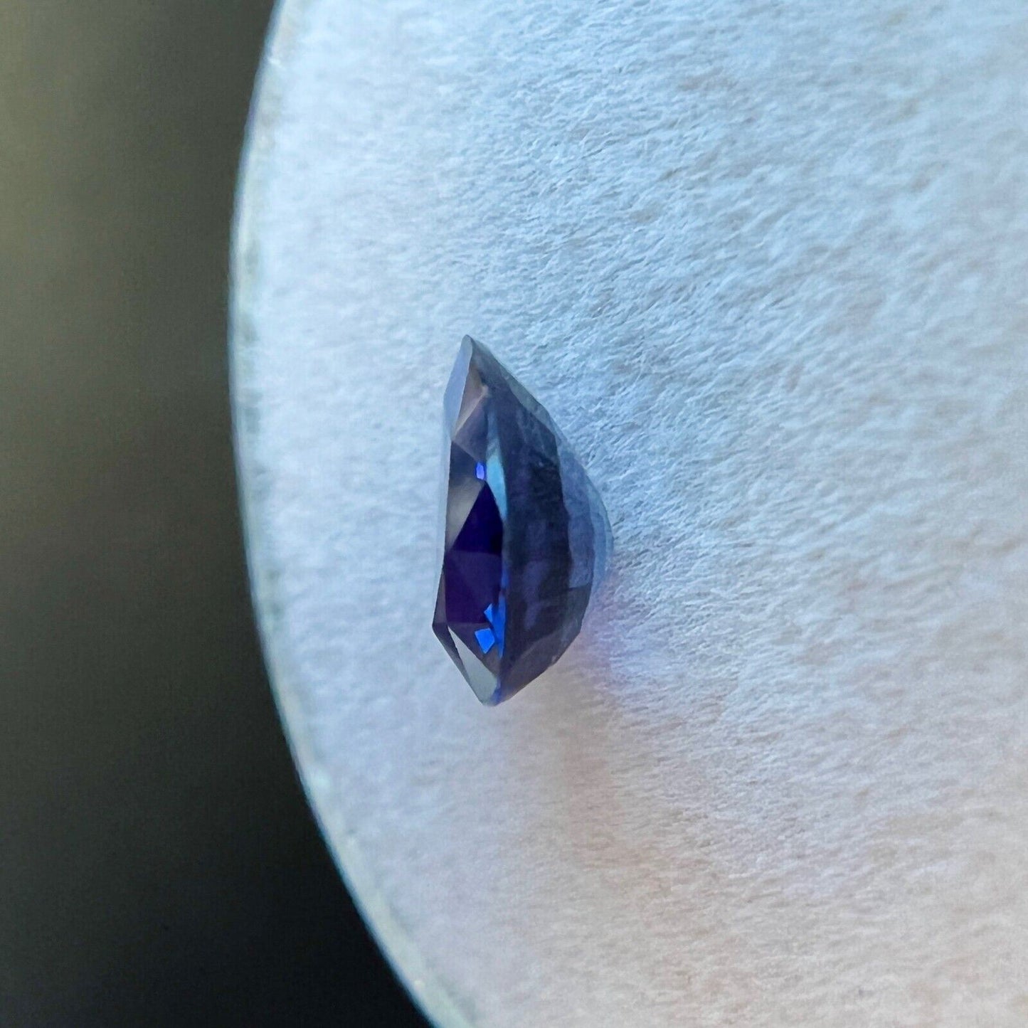 1.04ct Deep Blue GIA CERTIFIED Untreated Sapphire Pear Cut Rare Gem 7.3x5.8mm