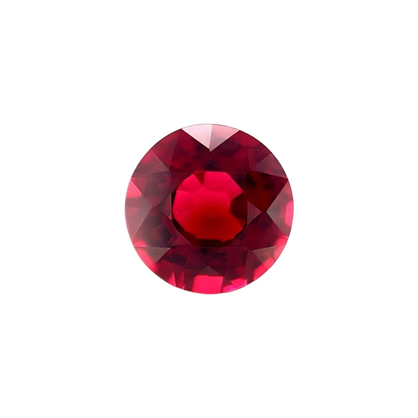 1.03ct NATURAL VIVID Purple Pink Rhodolite Garnet Round Calibrated Gem 6mm VVS